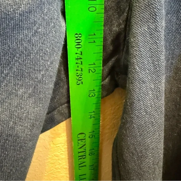 Mizz Lizz Vintage Women’s Chic Denim Culotte Jumpsuit w by sz 7/8 - Picture 12 of 13